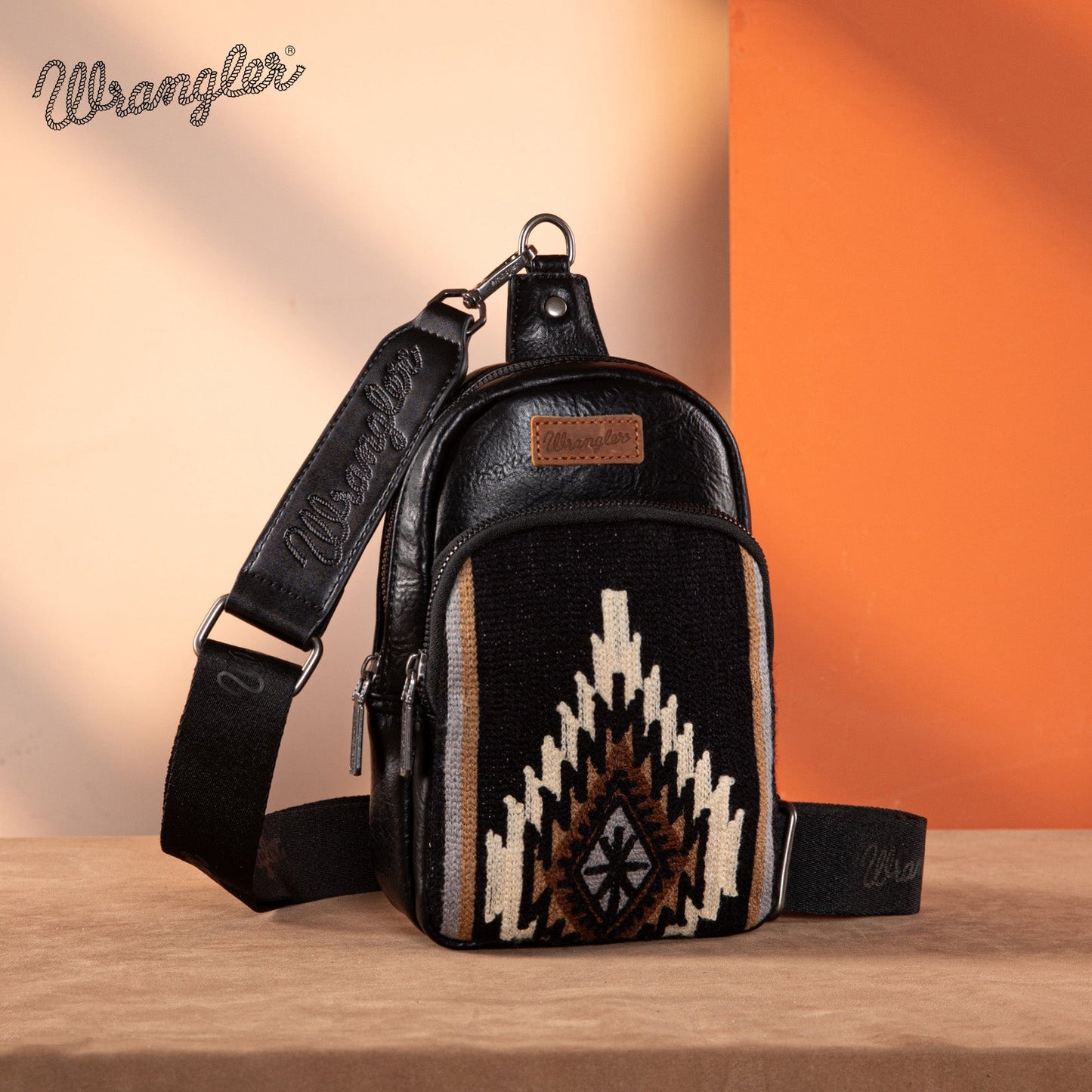 Wrangler Black Aztec Handbag Family