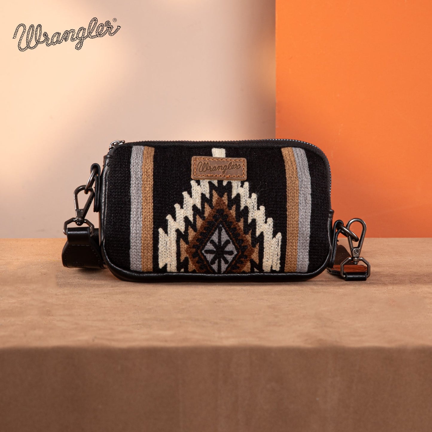 Wrangler Black Aztec Handbag Family