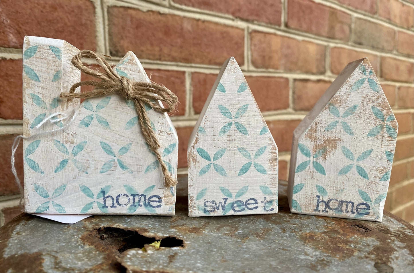 3 pc Wooden Home Sweet Home Set
