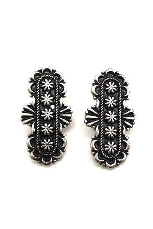 WESTERN CONCHO EARRINGS