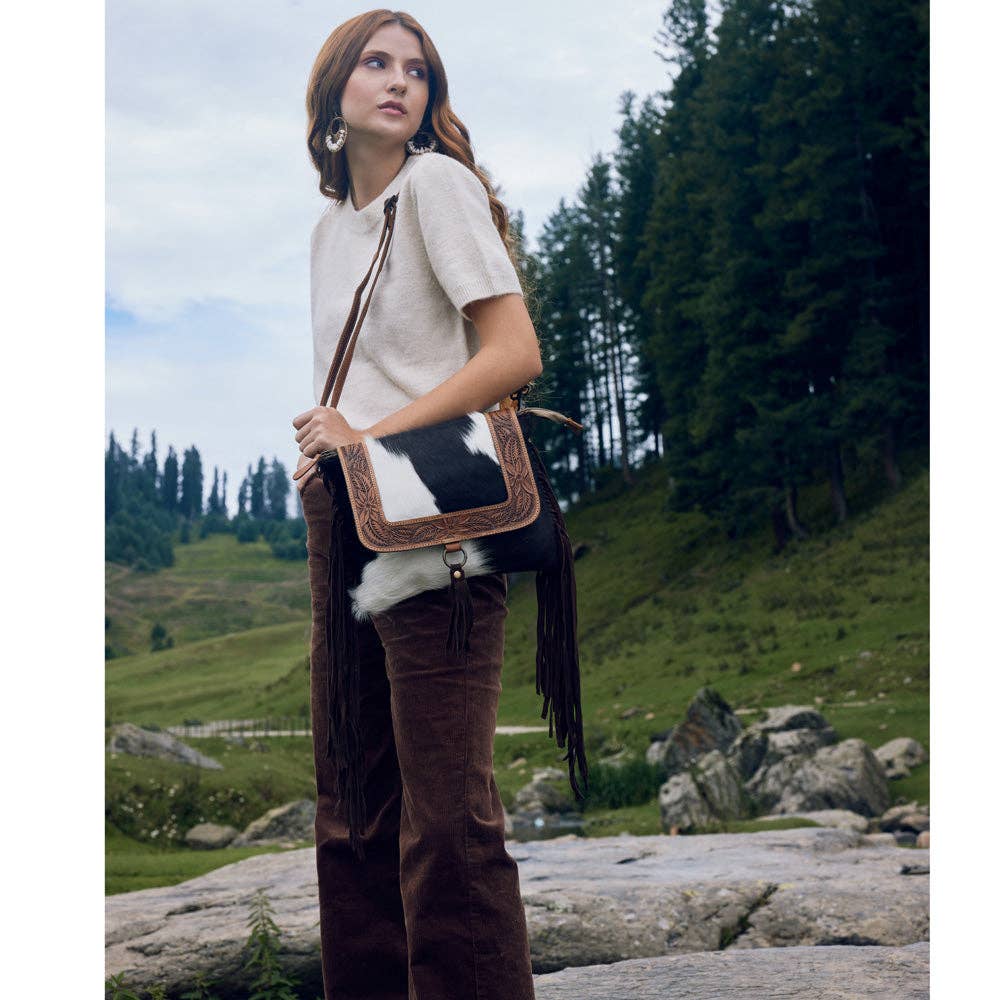 Alina Fringe Handbag