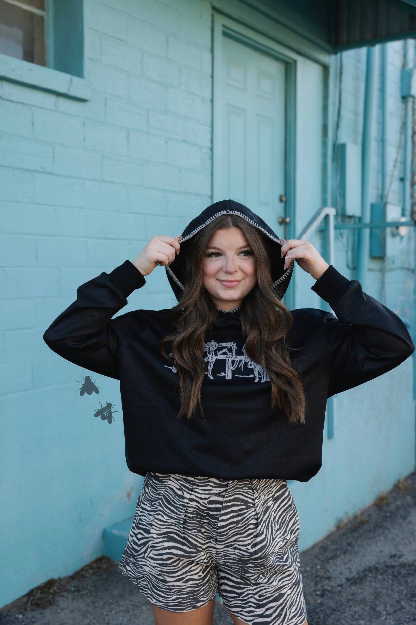 LEATHER OR NOT HOODIE