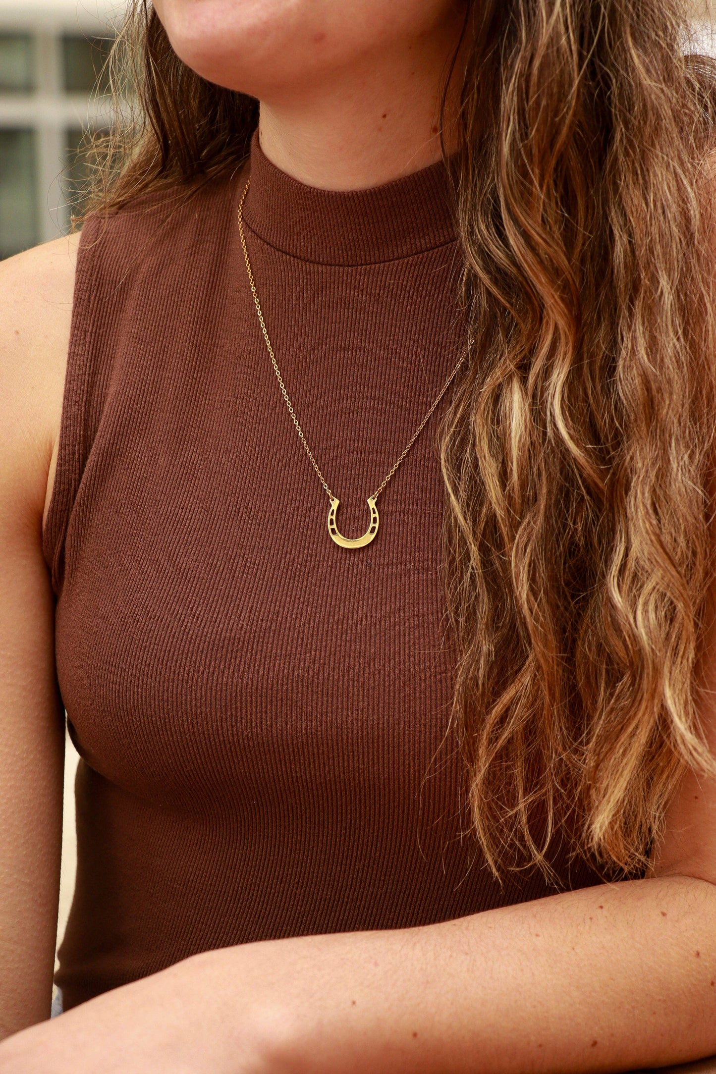 18" Horseshoe Necklace