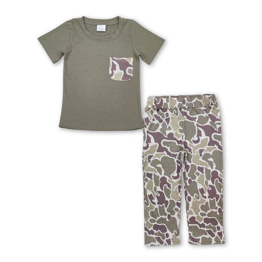 SHORT SLEEVE CAMO SET