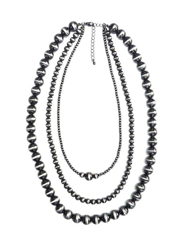 Tres Navajo Layered Necklace