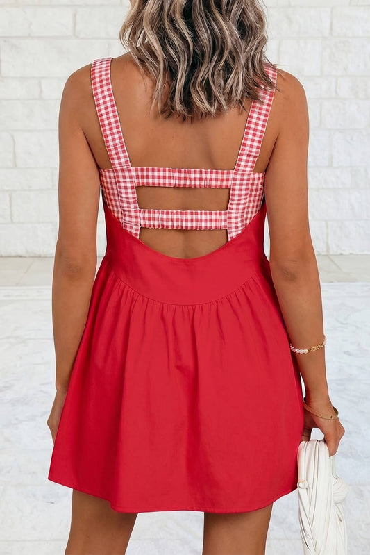 Red Rider Dress Romper