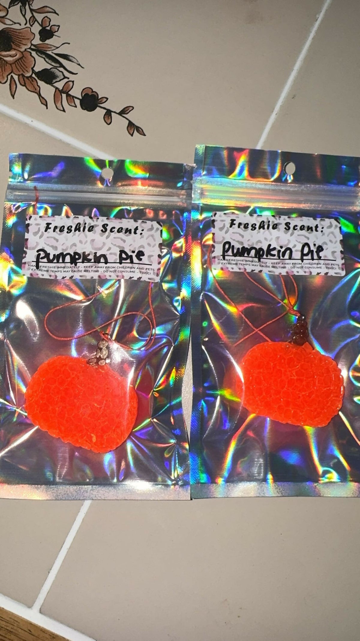 neon mini pumpkin