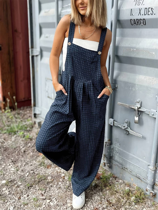 Retro Blue Overalls