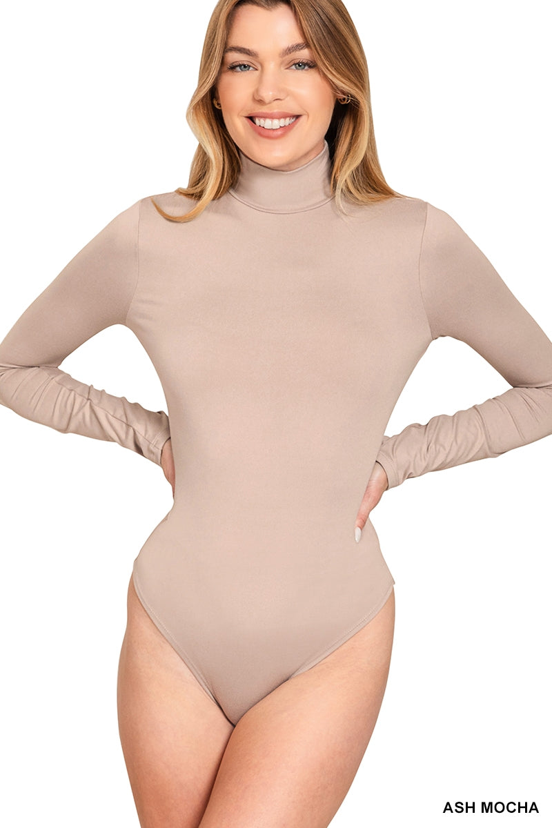 Long Sleeve Turtle Neck Bodysuit