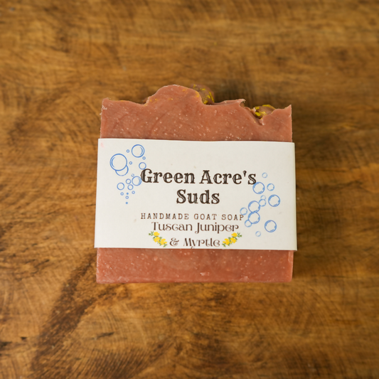 Tuscan Juniper & Myrtle Goat Milk Soap
