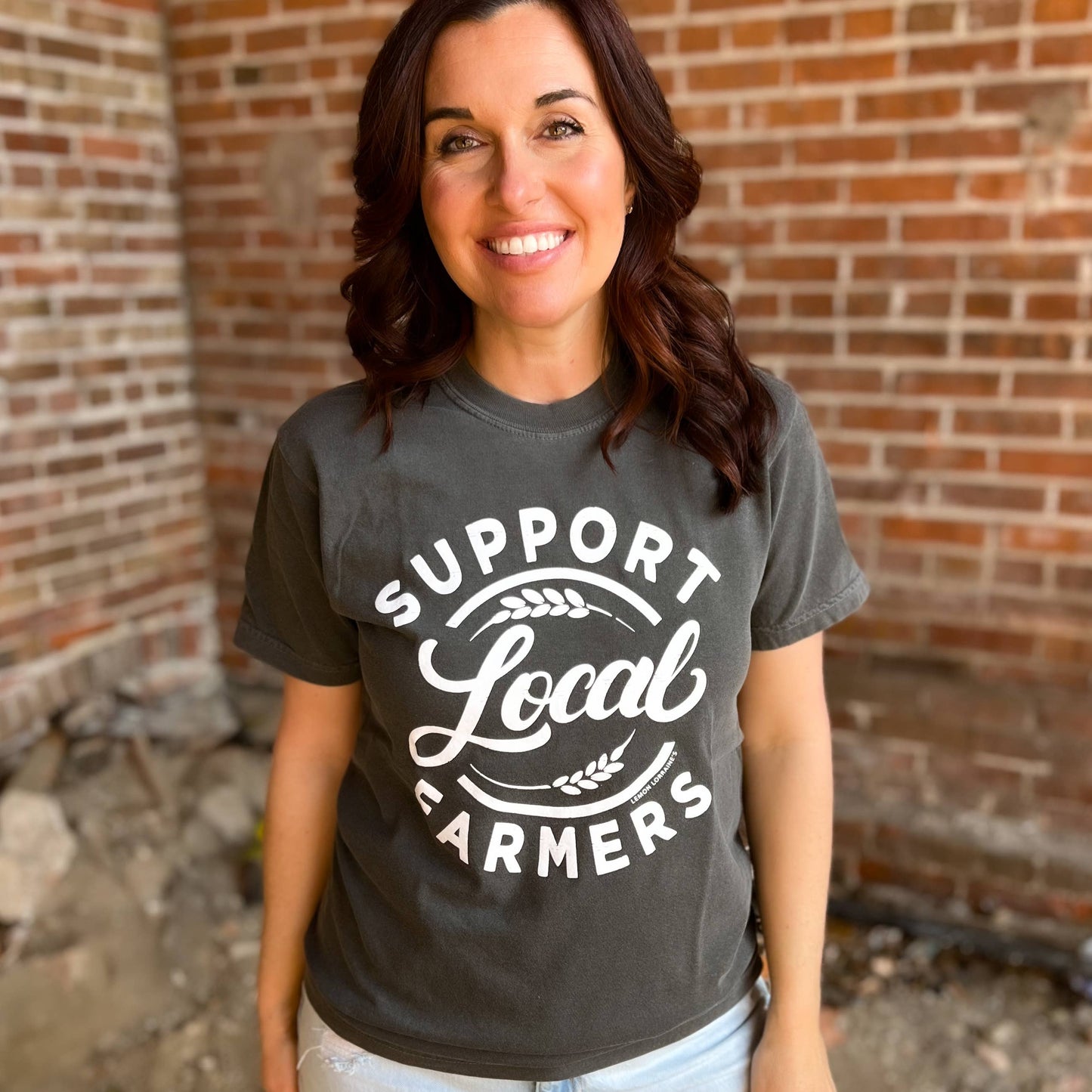 SUPPORT LOCAL FARMERS Graphic Tee