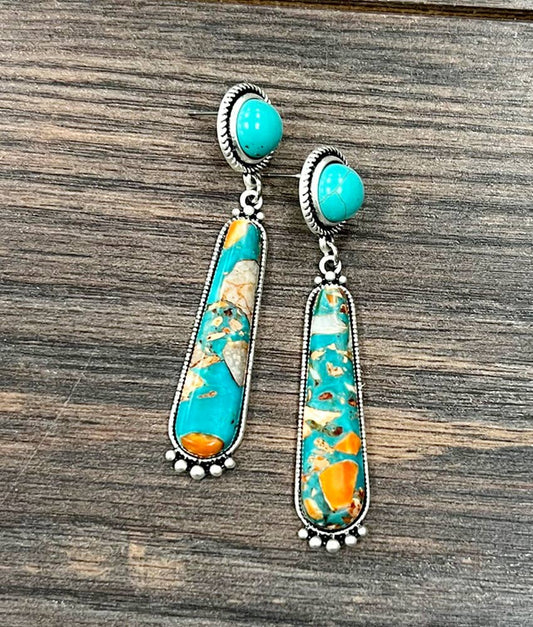 Spiny  Post Earrings