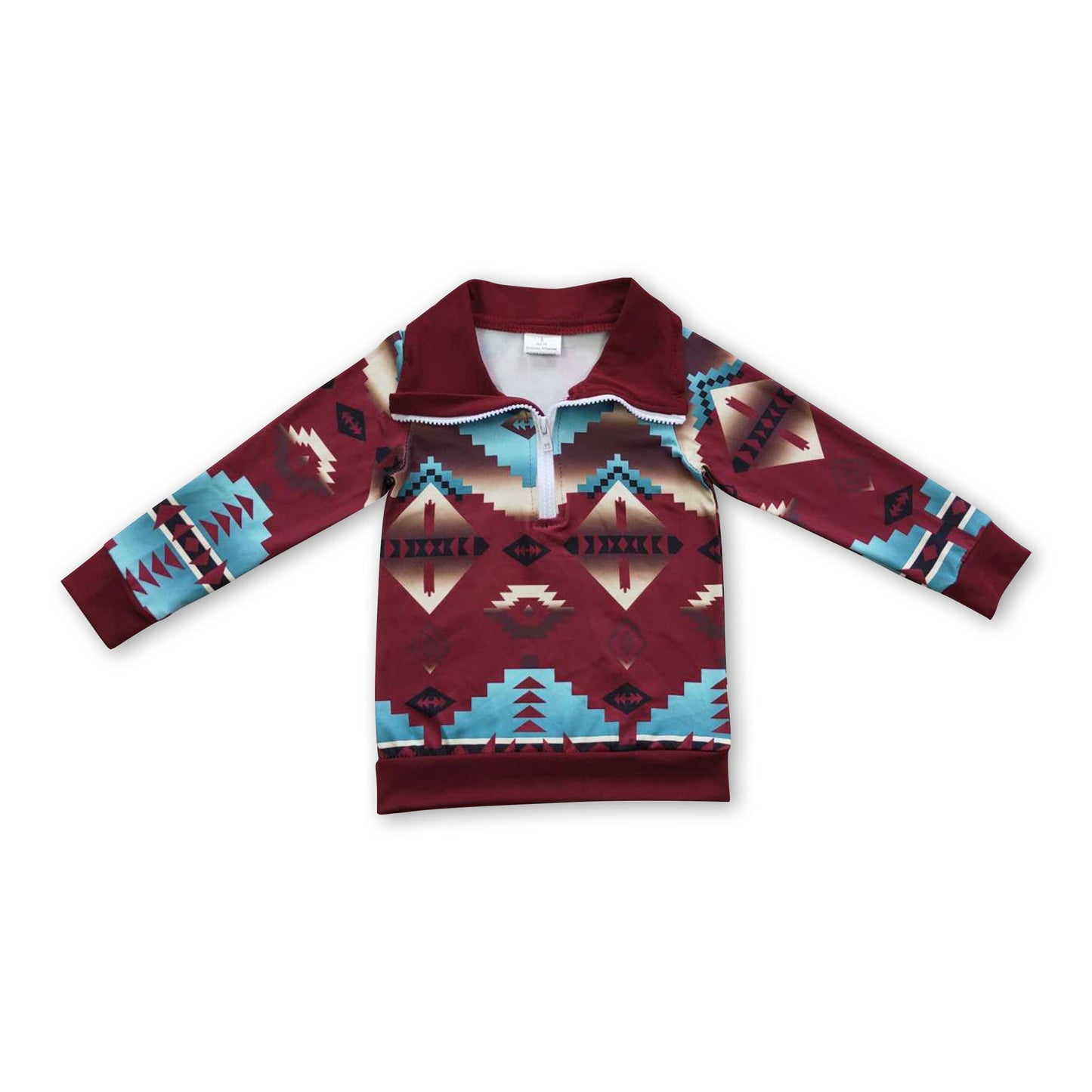 Brown Western Aztec Pullover