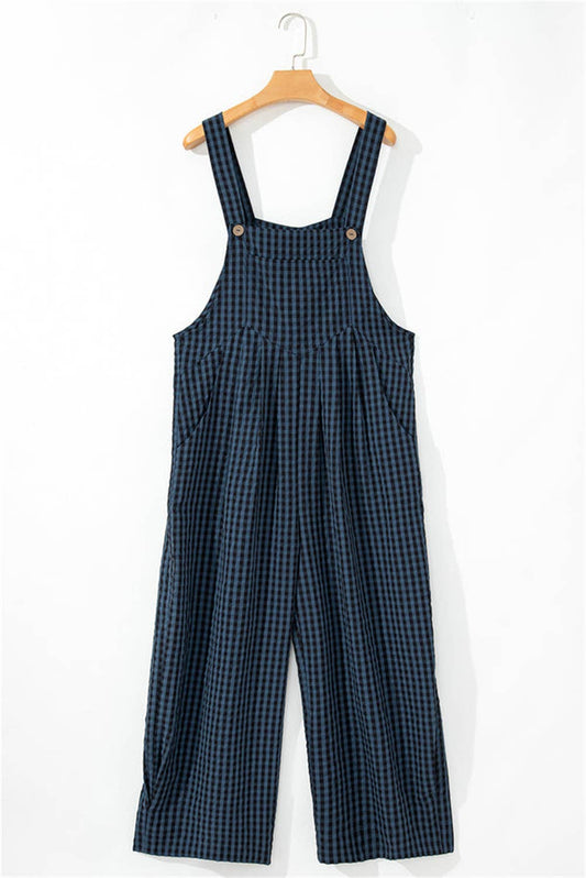 Retro Blue Overalls