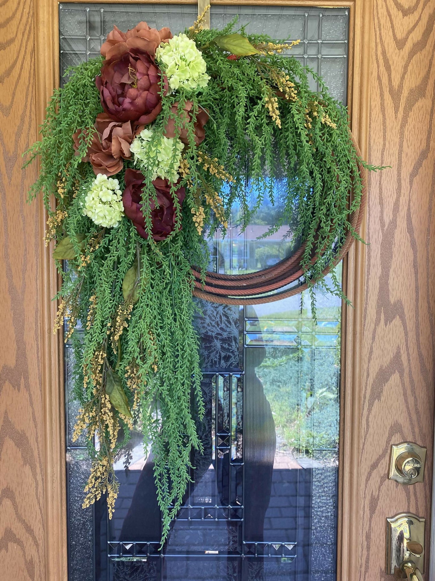 Rustic Charm Lasso Wreath