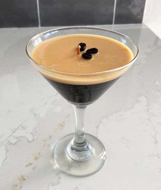 Expresso Martini Drink Candle