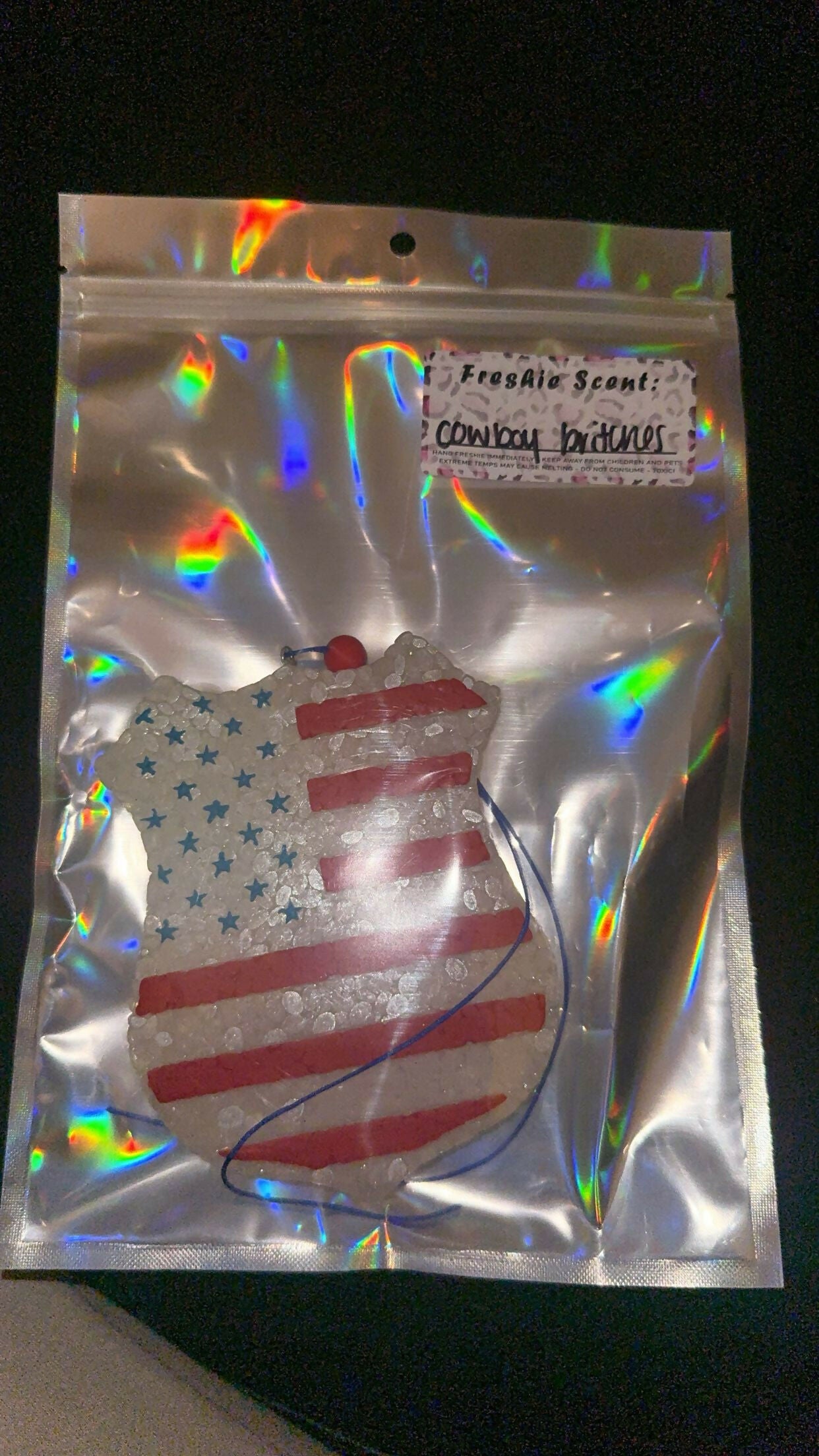 american flag badge - cowboy britches