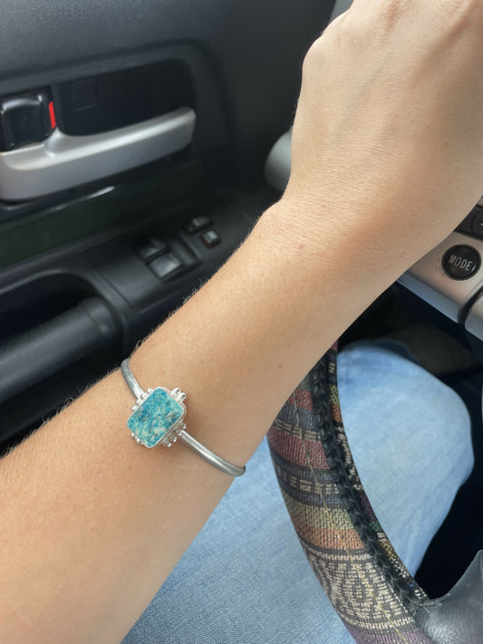 Kingman Turquoise cuff bracelet