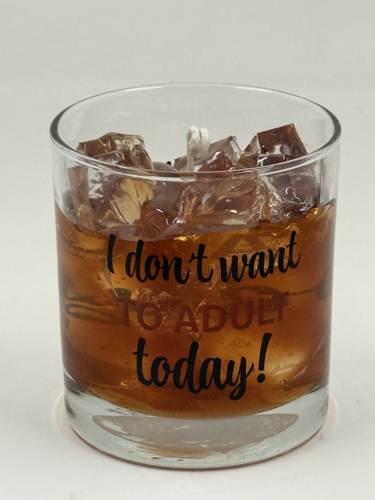 Apple Maple Bourbon Drink Candle