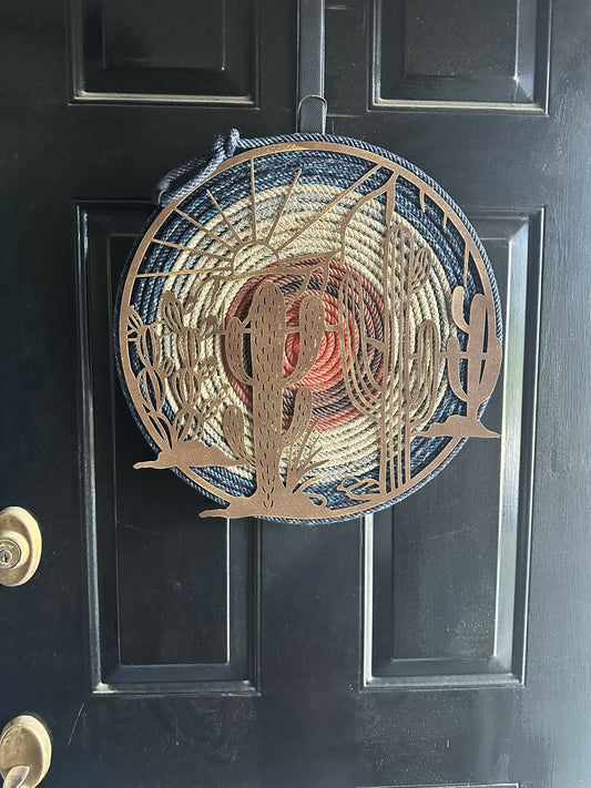 Cactus Sunrise Picture or Door Hangar