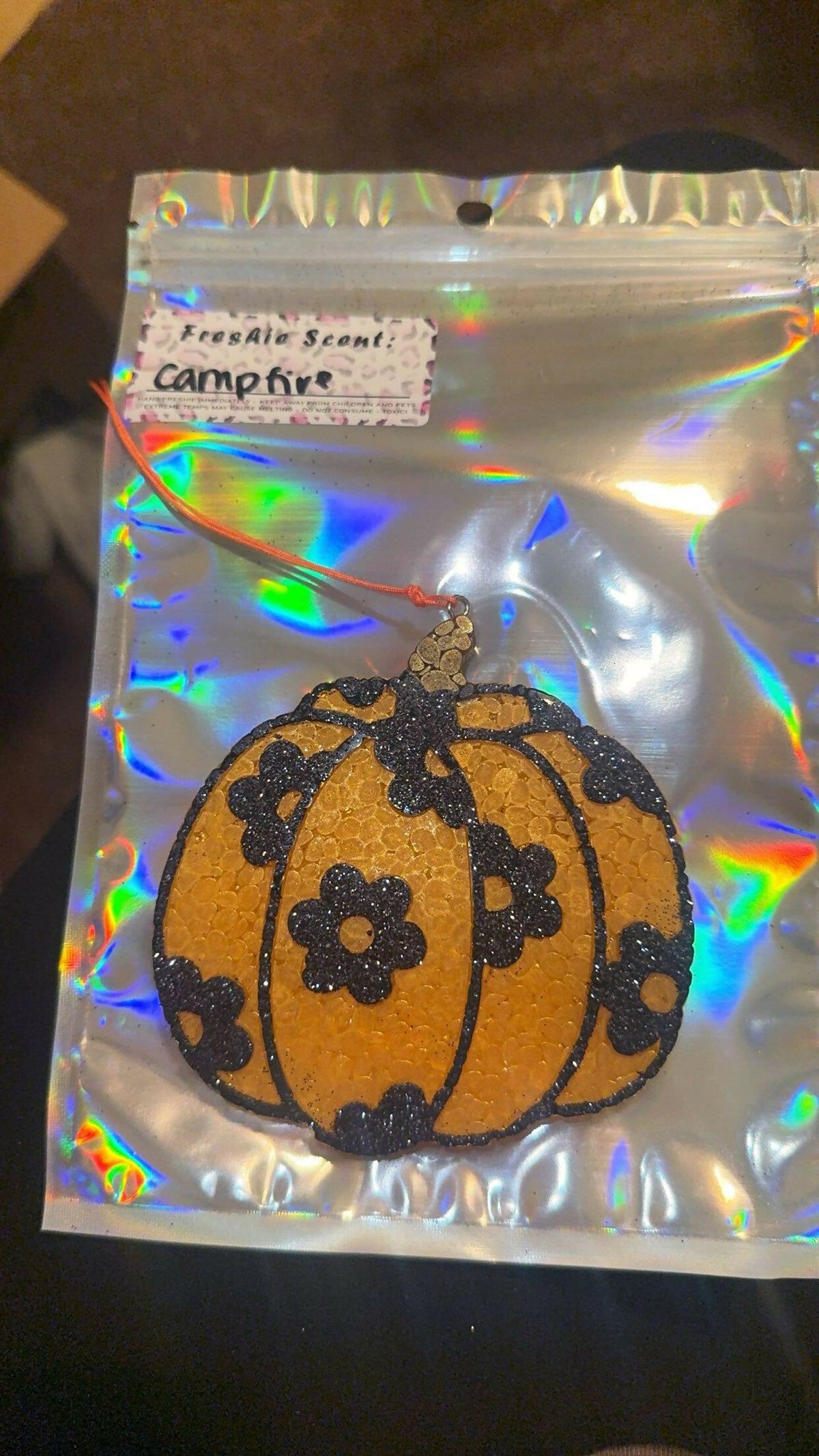 orange flower pumpkin