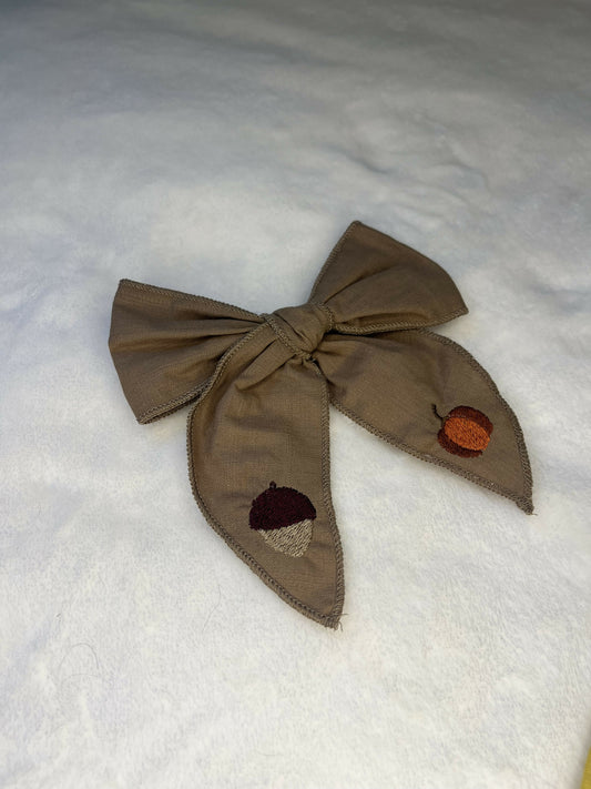 Fall Hair Bow