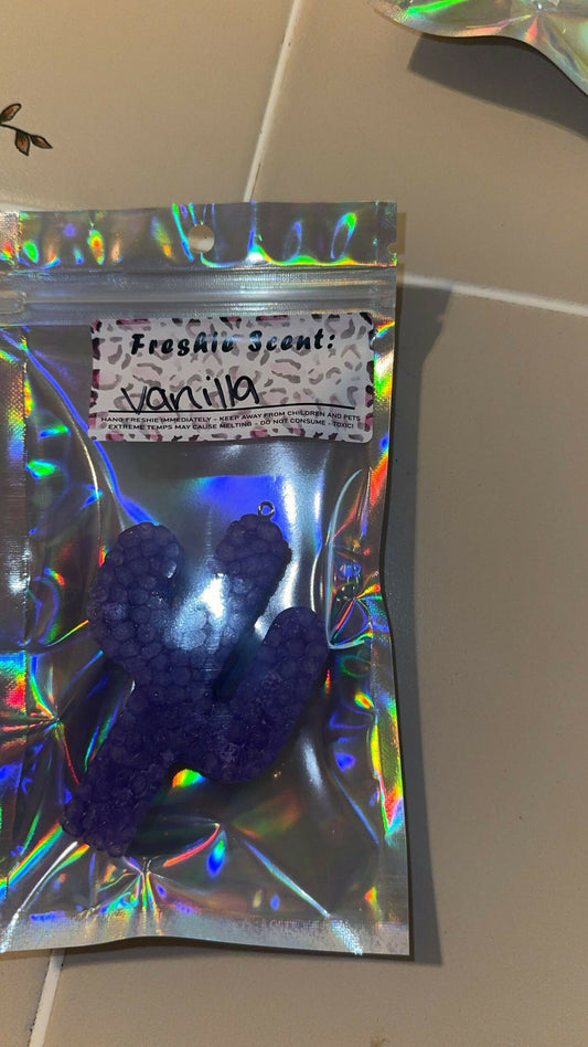 mini purple cactus- vanilla