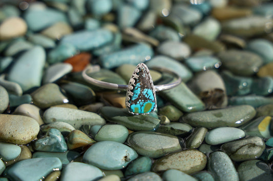 Blackjack turquoise cuff bracelet